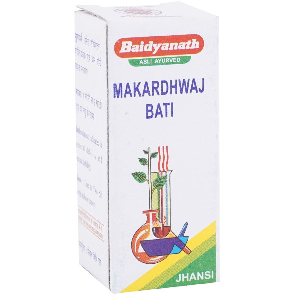 Baidyanath Makardhwaj Bati – Ayurvedic Energy & Vitality Supplement | 5gm