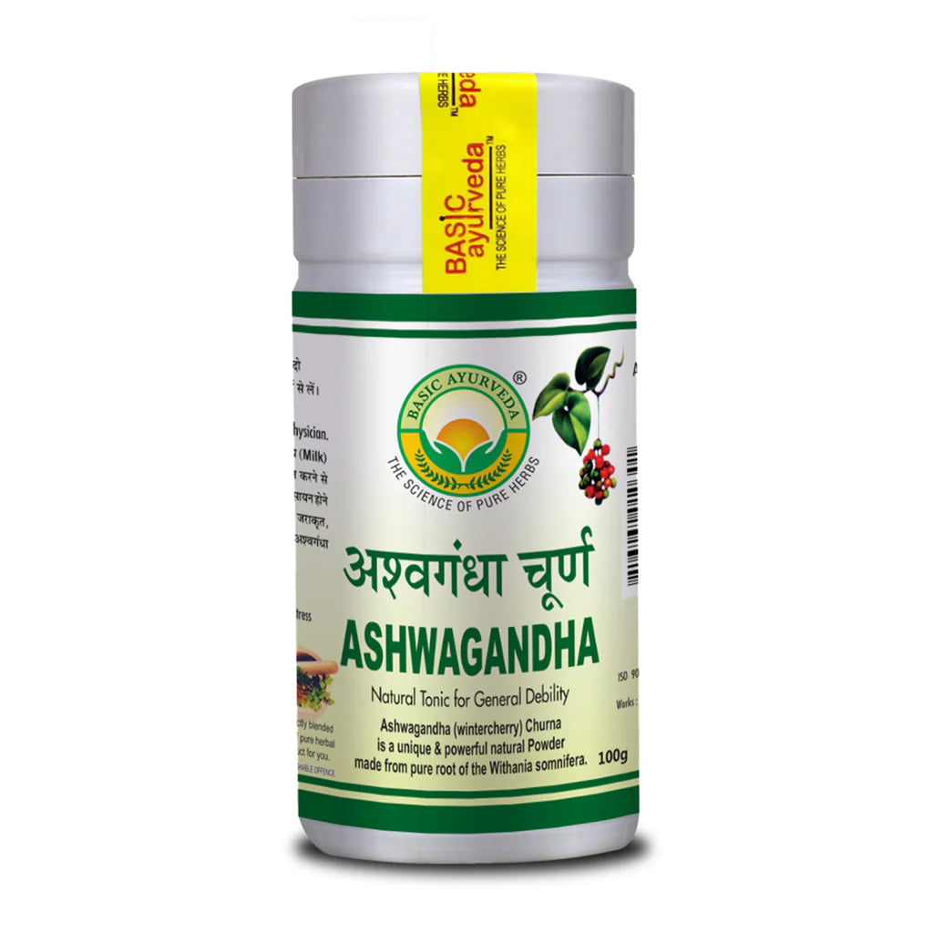 Basic Ayurveda Ashwagandha Churna 100 Gram