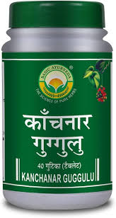 Basic Ayurveda Kanchanar Guggulu | Thyroidism and Lipoma | 40 Tablets