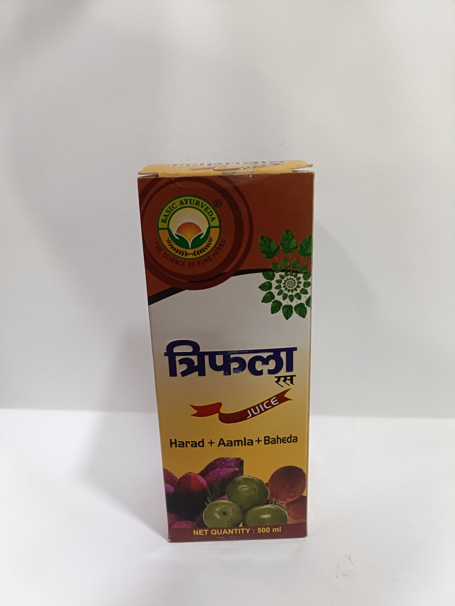 Basic Ayurveda Triphala Juice | Harad + Aamla + Baheda | 1L/500ml