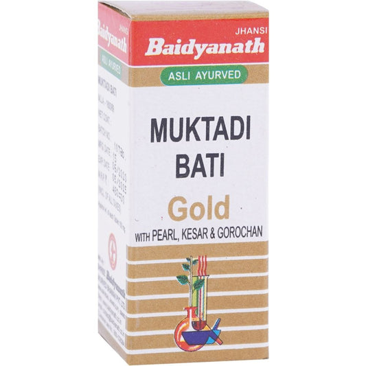 Baidyanath Muktadi Bati – Ayurvedic Cooling & Pitta Balance | 10 Tablets
