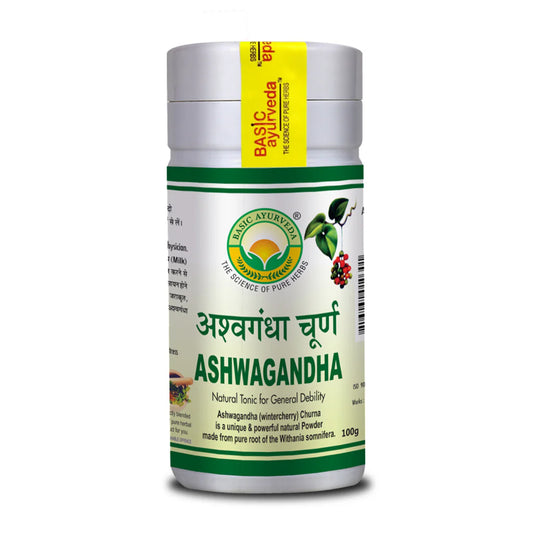 Basic Ayurveda Ashwagandha Churna 100 Gram