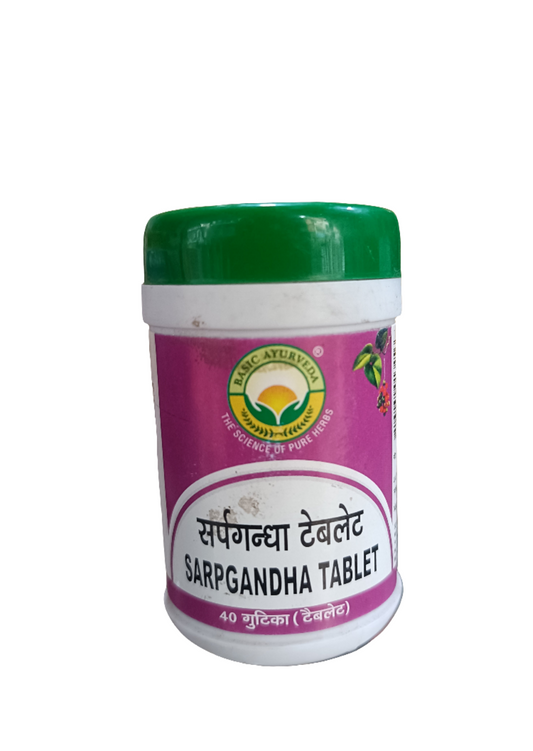 Basic Ayurveda Sarpgandha Tablet | 40 tablets