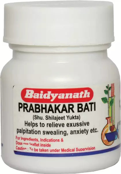 Baidyanath Prabhakar Bati – Ayurvedic Heart & Cardiac Wellness | 80 Tablets