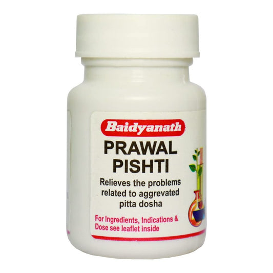 Baidyanath Prawal Pishti – Ayurvedic Calcium & Cooling Support | 5 gm