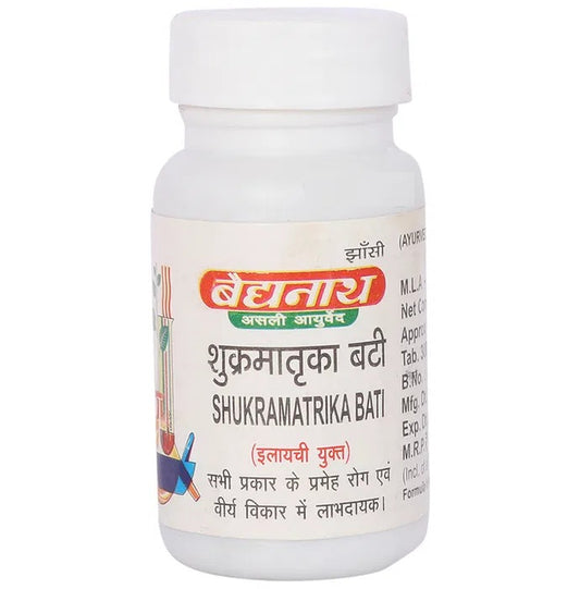 Baidyanath Shukramatrika Bati – Ayurvedic Men’s Wellness & Vitality | 40 Tablets