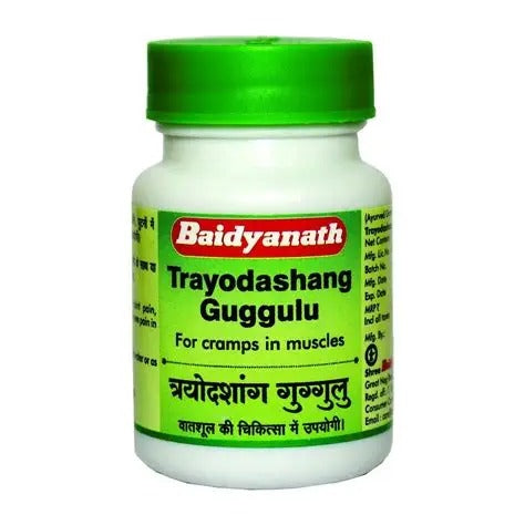 Baidyanath Trayodashang Guggulu – Ayurvedic Joint & Nerve Support | 80 Tablets
