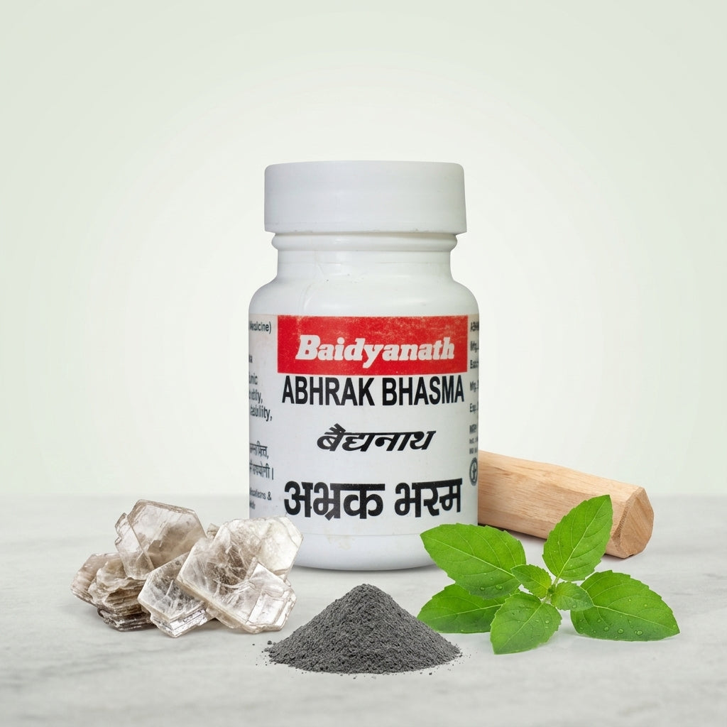 Baidyanath Abhrak Bhasma 10gm Ayurvedic Wellness Powder for Immunity and Strength