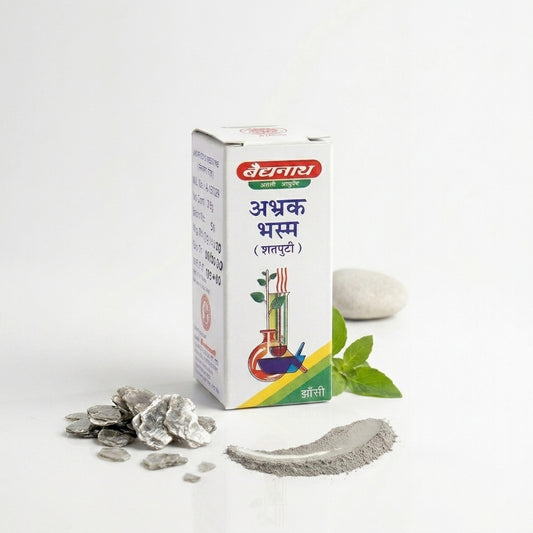 Baidyanath Abhrak Bhasma Shanputi 2.5gm Ayurvedic Rejuvenator for Immunity and Strength