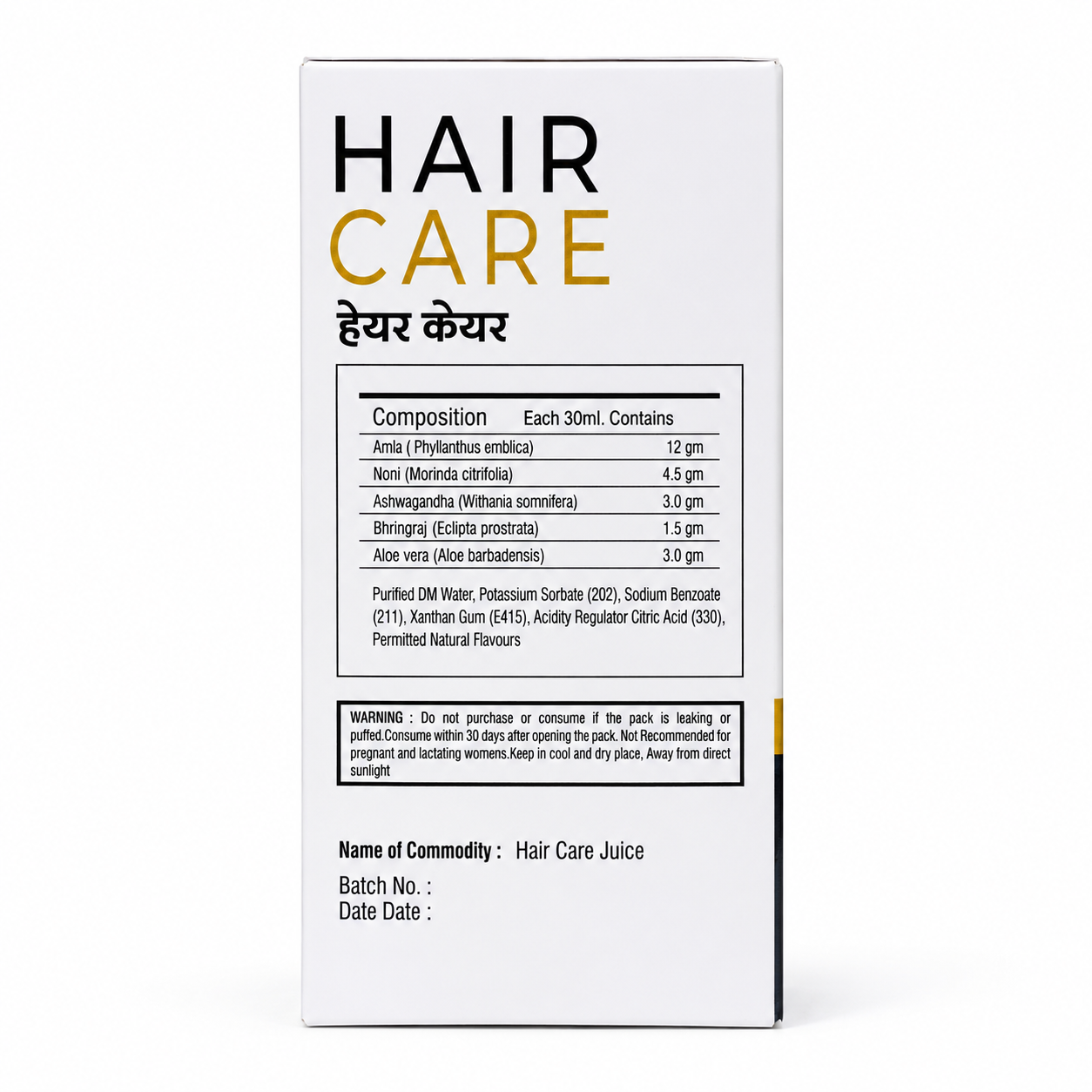 Dhanwantari Hair Care Juice 1000ml for Hair Fall Control Hair Growth and Healthy Scalp