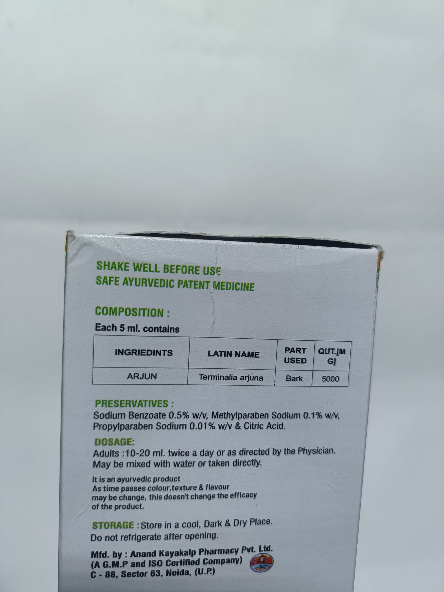 Levitate Arjun Ras | 500ml | Good for heart