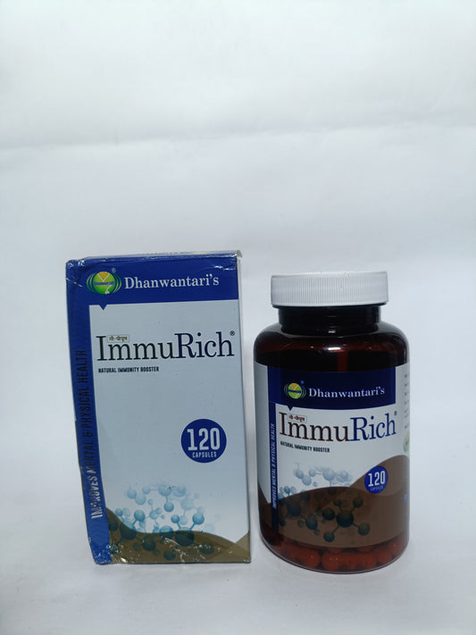 ImmuRich | Natural Immunity Booster | 120 Capsules