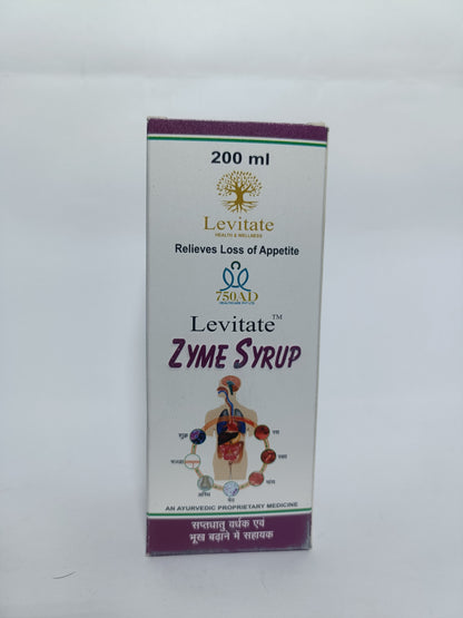 Levitate Zyme Syrup | 200ml | Relieves Loss of Appetite