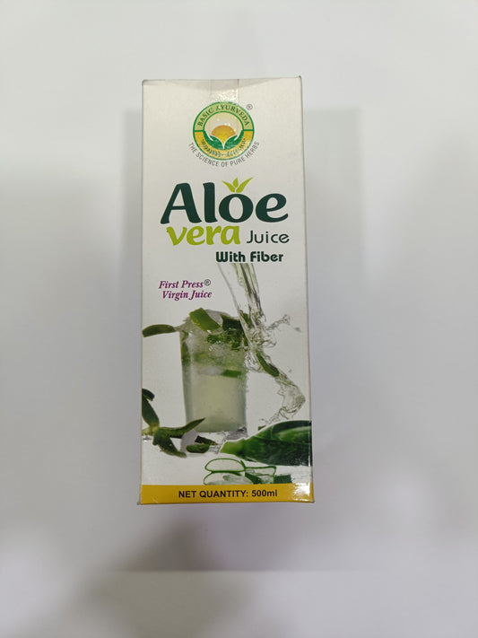 Basic Ayurveda Aloe Vera fiber juice 500ml